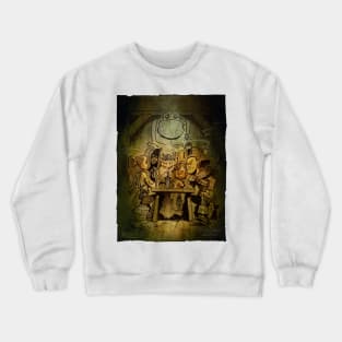 Adventuring Party at the Tavern - colour Crewneck Sweatshirt